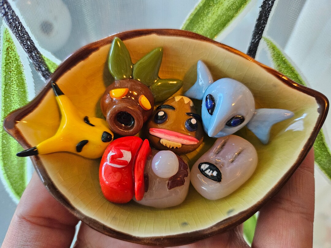 Happy Masks for Sale - Handmade Mini Polymer Clay Mask Salesman Majora ...