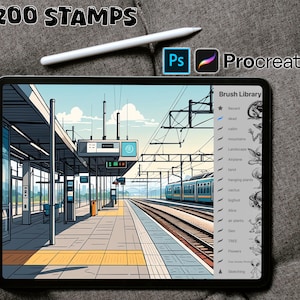 200 Anime Backgrounds Procreate Stamps ~ Anime Scenes ~ anime scenery wallpaper - anime background art