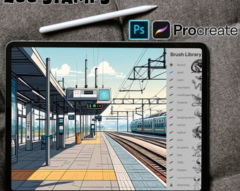 200 Anime Backgrounds Procreate Stamps ~ Anime Scenes ~ anime scenery wallpaper - anime background art
