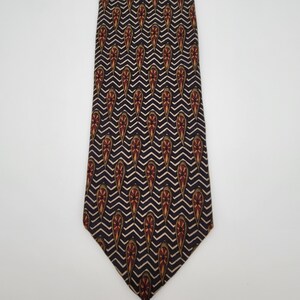 Robert Talbott Best of Class Paisley Silk Tie Black Necktie Made in USA