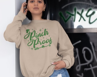 Camisa a prueba de pellizcos para el Día de San Patricio, Camisa feliz del Día de San Patricio, Camisa irlandesa, Camisa de trébol, Sudadera a prueba de pellizcos