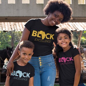 Schwarzes hervorragendes Shirt für die ganze Familie, toll als schwarze Geschichtsmonat-T-Shirts, Melanin-Shirt & Afrika-Karten-Shirt - schwarzer Stolz Hoodies