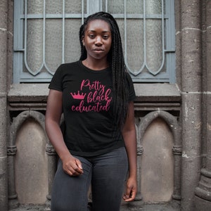 Hübsche schwarz gebildete Hemden für das ganze Jahr über, tragen Sie sie als schwarzes Geschichtsmonat-Shirt, Melanin-Shirt & schwarzes Mädchen-Magie-Shirt - Selbstliebe-Shirt