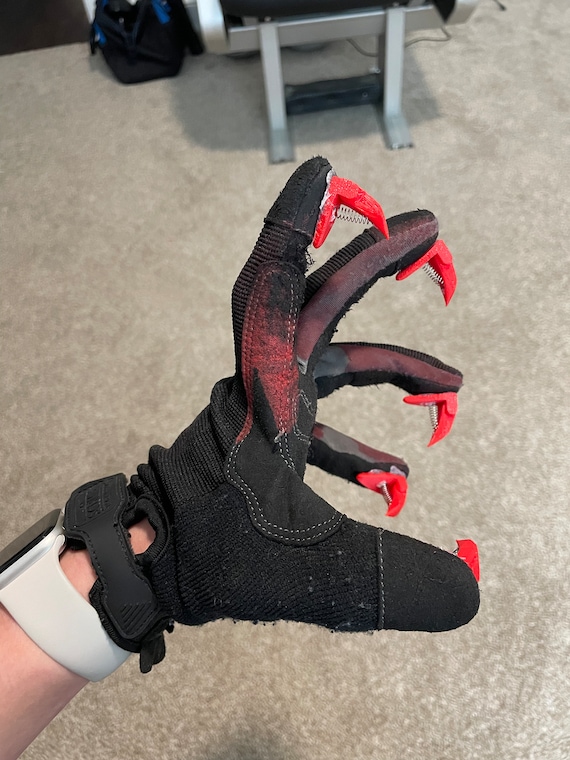 Spring Loaded Spider Hero 2099 Finger Talons STL File - Etsy