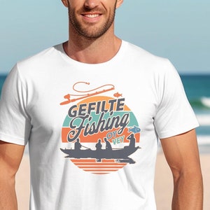 Funny Fishing Shirt for Jewish Friends and Family, Fishing tshirt for Zaydee, Jewish Dad Fishing Shirt, Hanukkah Gift, Jewish Gifts