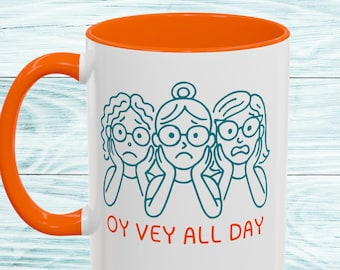 Tazas judías divertidas, regalo con humor yidis para amigos y familiares judíos, gran regalo de Hanukkah.