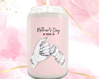 Personalized Mother's Day Candle, Mother and Baby, Gift for New Mom, Mother's Day Gift, Gift for Mom, Custom Mother's Day Gifts,