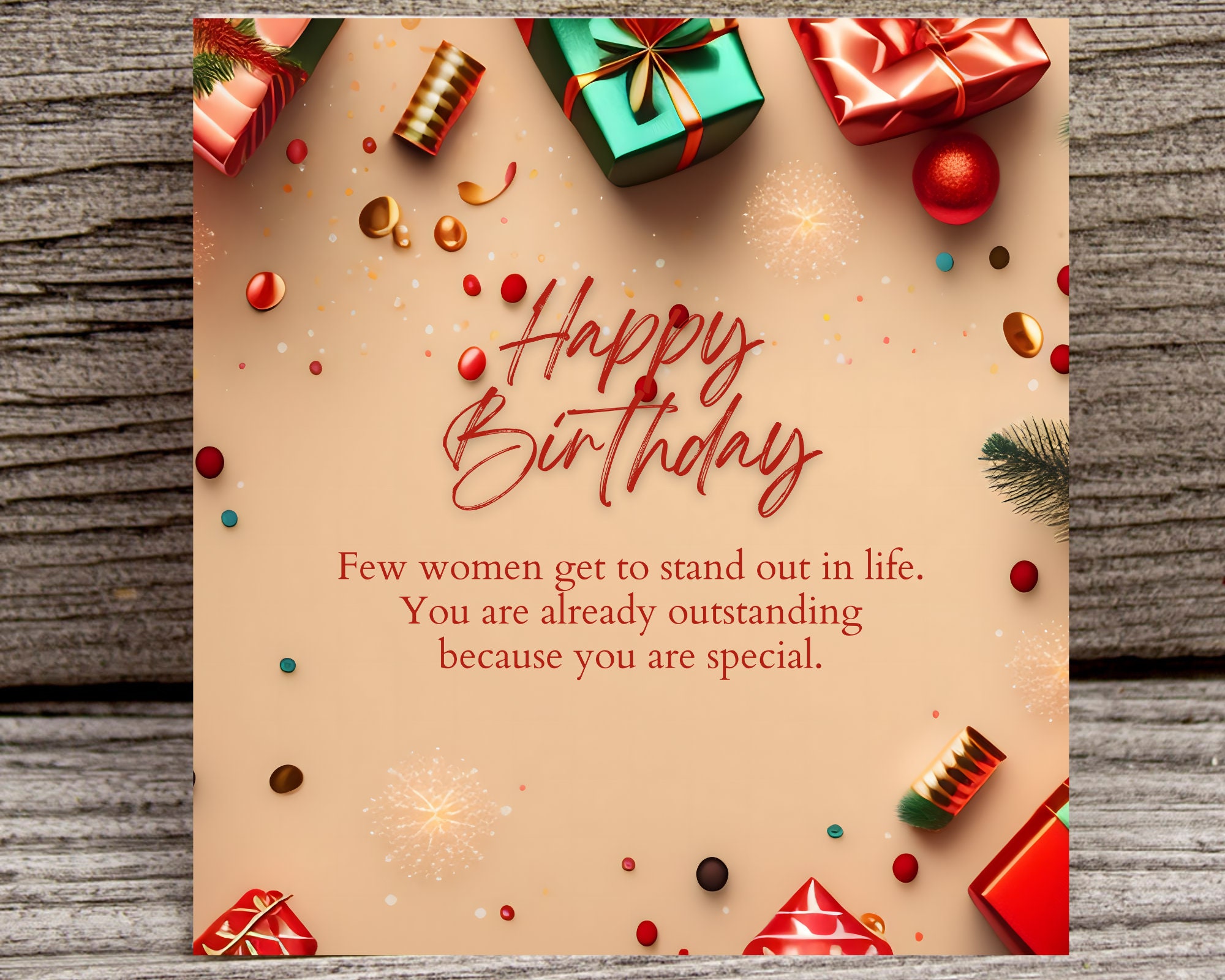 Editable &amp; Printable Happy Birthday Card Modern Birthday Card Card for ...