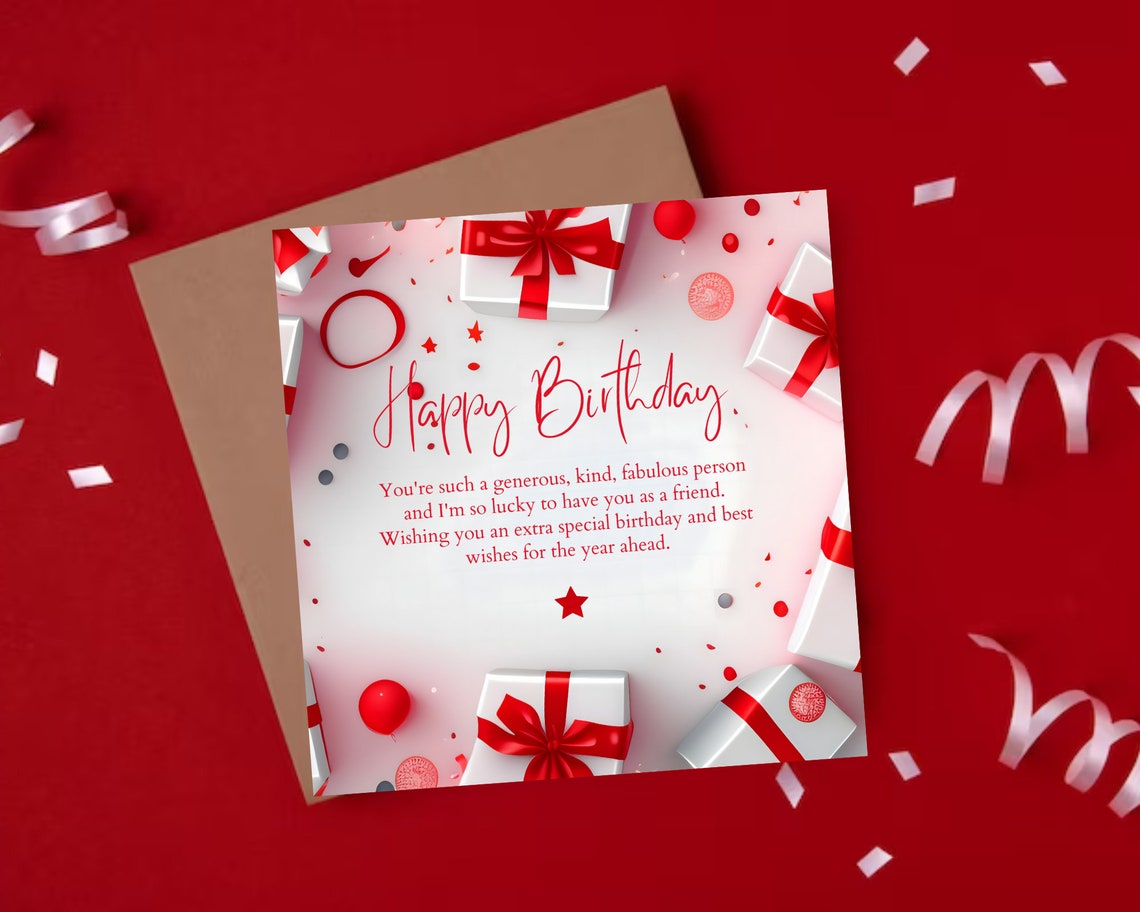 Editable &amp; Printable Happy Birthday Card | Modern Birthday Card | Card ...