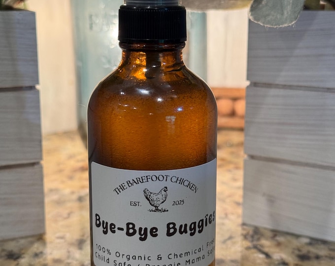 Organic Child Safe Bug Repellent: DEET-Free Essential Oil Mosquito Spray TRAVEL SIZE