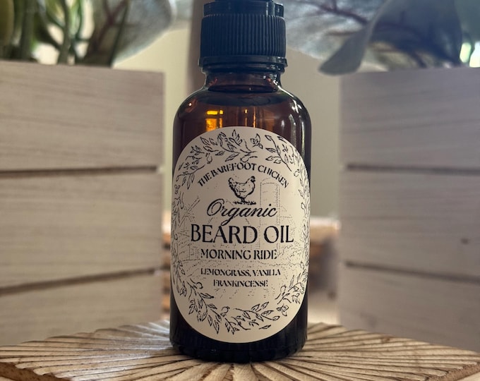 Morning Ride Beard Tonic No.5: Lemongrass Frankincense Vanilla - All-Natural