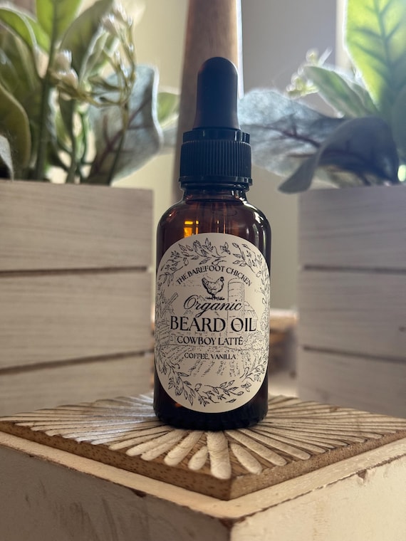 Cowboy Latté Beard Tonic No.6: Coffee Vanilla Scent, Argan & Jojoba Oil