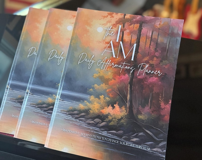 2026 Daily Affirmation Planner | Positive Mindset Journal | Self Love & Gratitude Planner | Mental Wellness | Manifestation Workbook