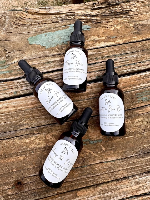 Calming Oil For Horses | Organic Anxiety Relief | Non-Toxic Stable Care | Natural Grooming