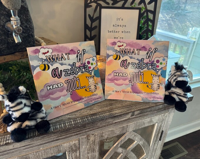 Whimsical Childrens Book and Plush Set | Kids Storybook Plushy | Illustrated Bedtime Stories | Early Reader Books | Unique Gift For Children