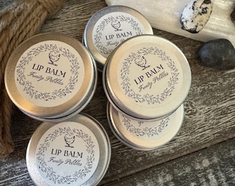 Organic Grassfed Tallow Lip Balm 3-Pack: Natural Skincare