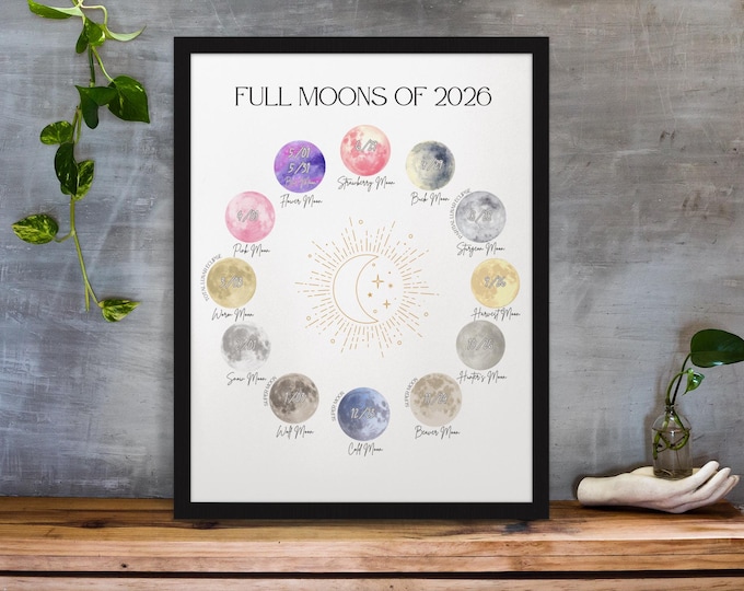 2026 Full Moon Calendar