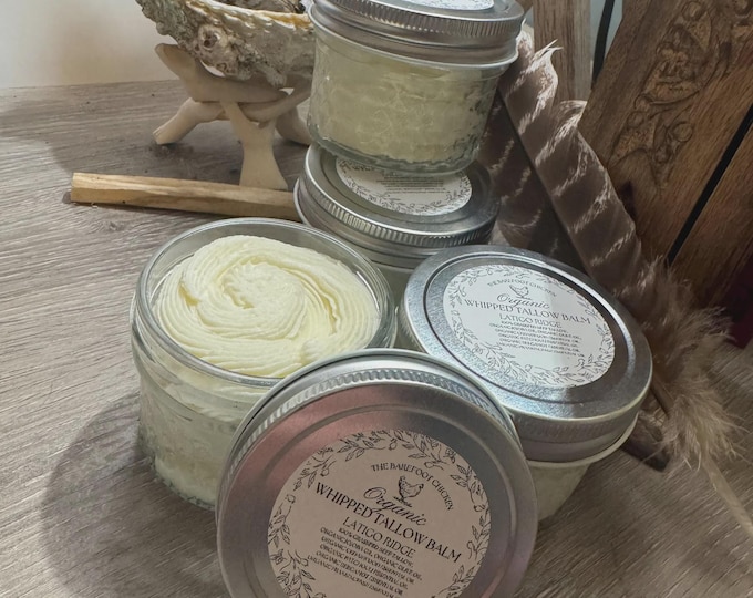 NEW Organic Grass-Fed Tallow Balm | LATIGO RIDGE Scent | Deeply Nourishing Natural Skin Moisturizer | Skin Care For Men