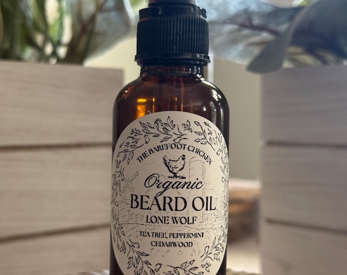 Lone Wolf Beard Tonic No.3: Cedarwood, Tea Tree & Peppermint