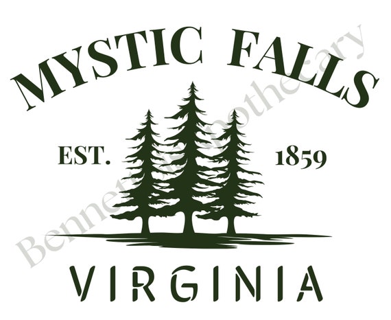 Mystic Falls Design Bundle: T-Shirt & Swag Designs, Multi-Colors, Digital Download, Printable, Vampire Diaries