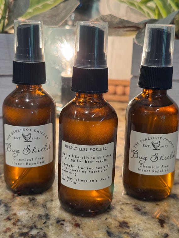 Organic Bug Repellent Travel Size: DEET-Free Essential Oil Mosquito Spray