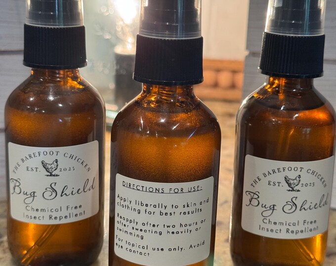 Organic Bug Repellent Travel Size: DEET-Free Essential Oil Mosquito Spray