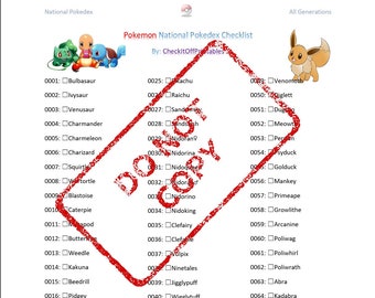 The National Pokedex Mastery Checklist: Gotta Catch 'Em All Across Regions!