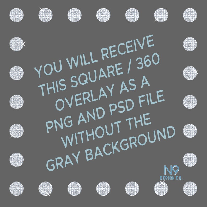 360 Photo Booth Overlay Template | Square Photo Booth Overlay | Party ...