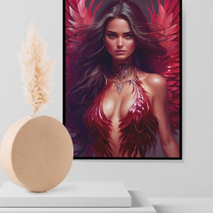 Watercolor Digital Printable Wall Art &quot;Celestial Angels&quot;