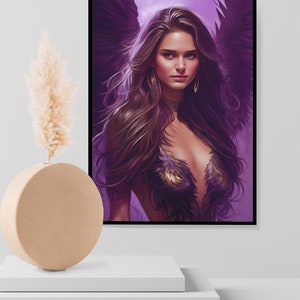 Watercolor Digital Printable Wall Art &quot;Celestial Angels&quot;
