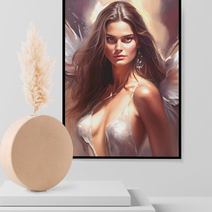 Watercolor Digital Printable Wall Art &quot;Celestial Angels&quot;