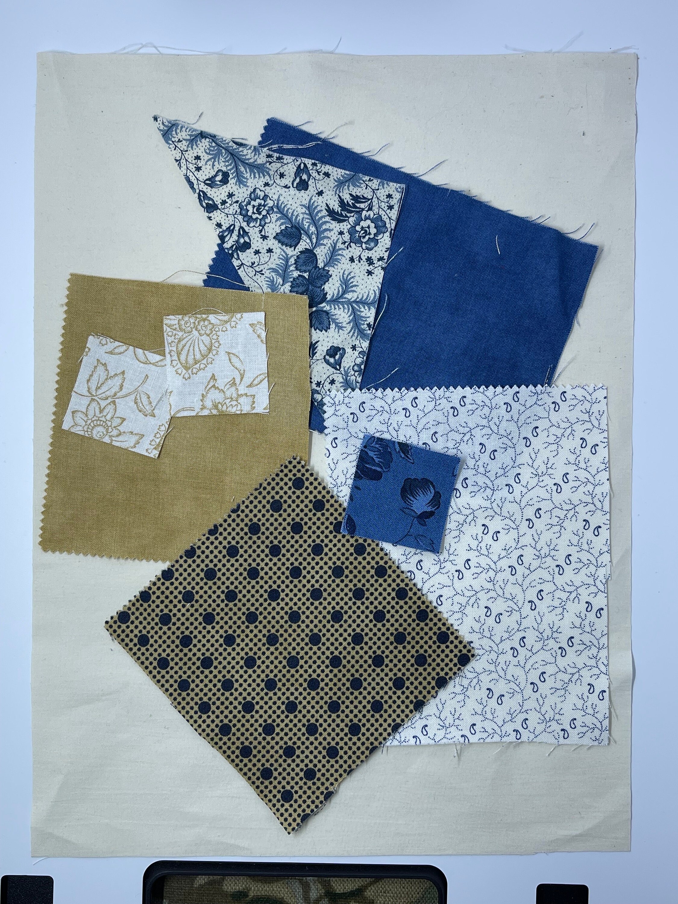 Slow Stitch Fabric Kit, Fabric Collage, Junk Journal, Stitch Bundle