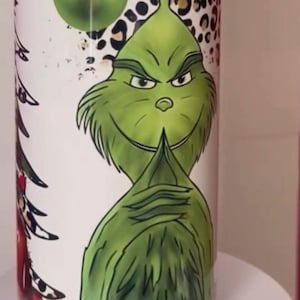 Grinch/kerstbeker 20oz.