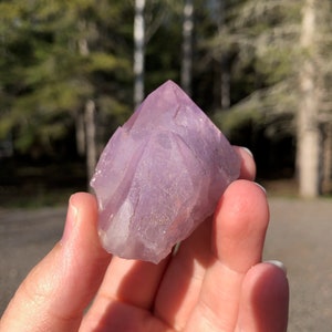 Zeer mooie Purple Thunder Bay amethist punt (Z4)