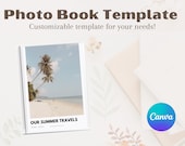 Photo Memory Book Template | Coffee Table Book | Personalized Photo Book | Canva Template | eBook Template | Travel Memory Book Template