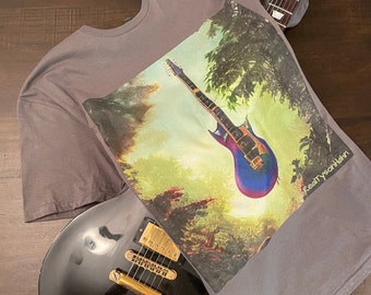 Electric Guitar T-Shirt – Custom Artwork, Guitar Lover Gift