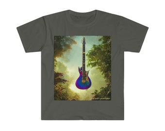 Guitar Art T-Shirt - Guitar Rising