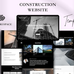 Bau Website Template Squarespace Template Unternehmer Website Homedesigner Website Squarespace 71