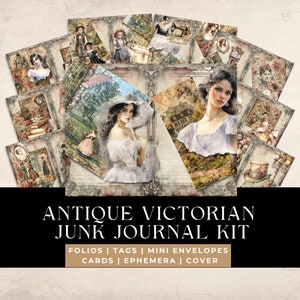 Junk Journal Pages, Victorian Ephemera, Journal Printable, Junk Journal Vintage, Junk Journal Digital, Junk Journal Paper, Victorian Ladies