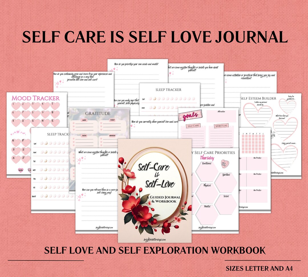 Self Care is Self Love Journal, Self Care Journal Printable, Self Love ...