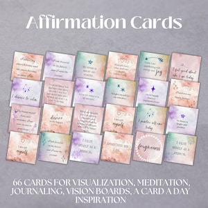 Positive Affirmation, Printable Encouragement Cards, Daily Affirmation, Affirmation Deck, Motivational Cards, Affirmation Cards for Seniors