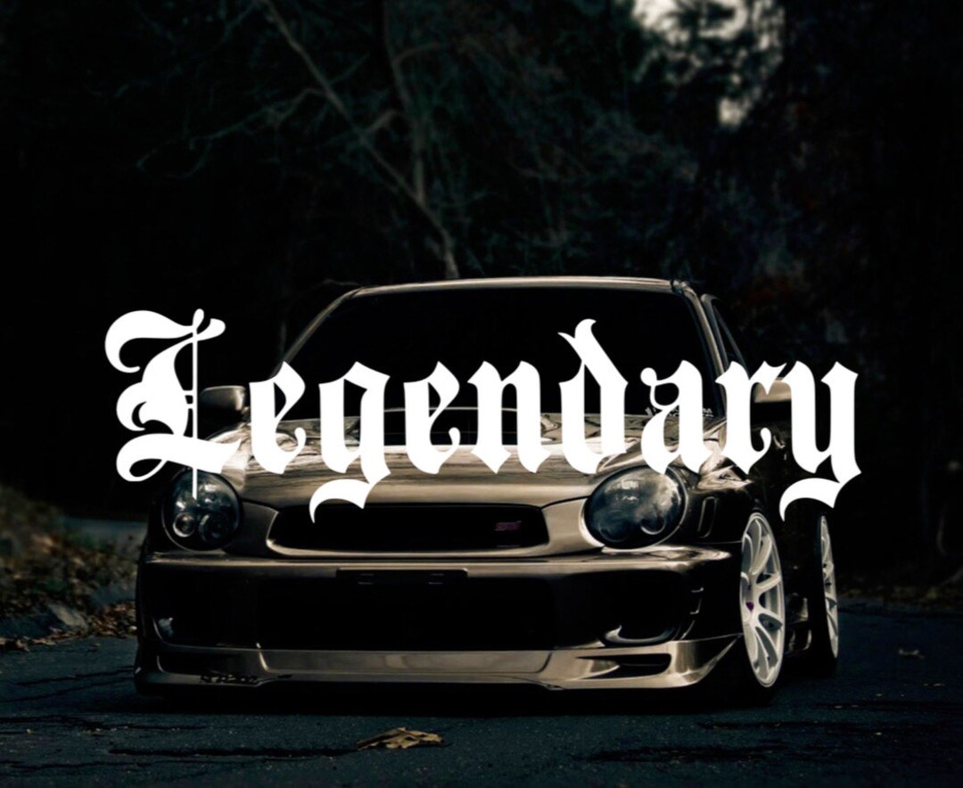 Legendary Sticker Legendary Sticker JDM / Decal. - Etsy