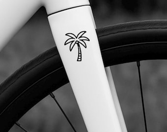 Pegatina minimalista para bicicleta – Calcomanía única para horquilla de bicicleta