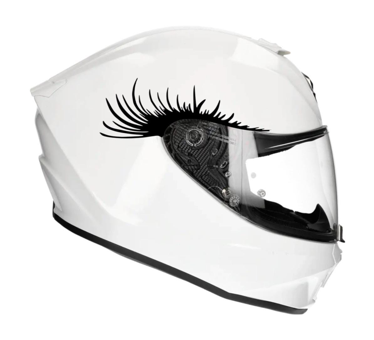 Pack de 3 Stickers tête de mort casque moto - Auto