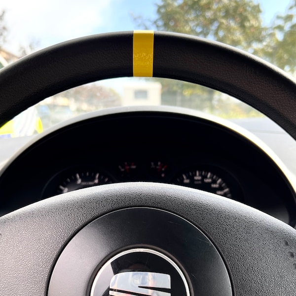 Universal Steering wheel vinyl stripe sticker / decal
