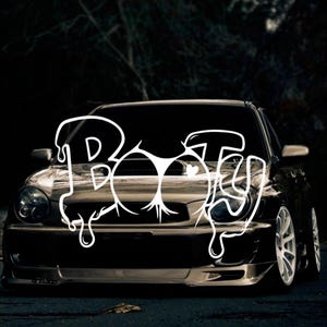 Klistermärke/dekal med rumpa från JDM.