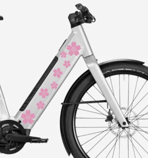 商談中RVCAのステッカー貼った26インチ自転車 自転車用桜の花ステッカー／デカール - Etsy 日本