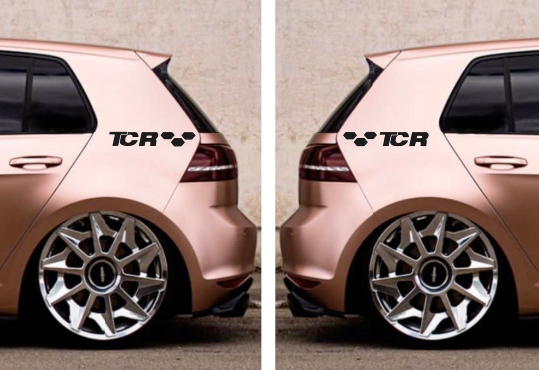 Volkswagen TCR Sticker / Decal. Set of 2 Pieces Left Etsy
