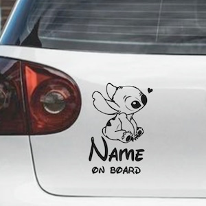 Personalized baby on board sticker / decal.