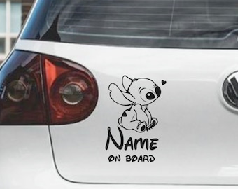 Personalized baby on board sticker / decal.